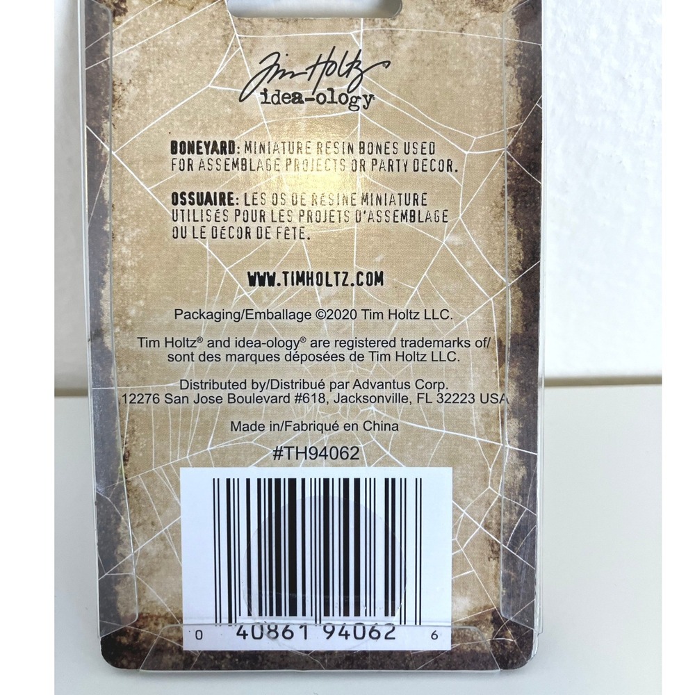 Tim Holtz Idea-ology Boneyard 12 Piece TH94062 New Assemblage Crafting - Picture 2 of 6